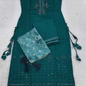 Embroidery Un Stitched Salwar Set