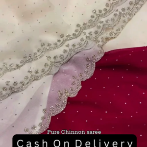 Launching An Amazing Design In Pure Chinnon Saree