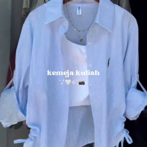 Striped Oversized Shirt – Classic & Versatile