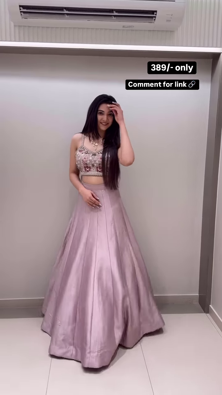 Elegant Embroidered Lehenga Set – Designer Look at an Affordable Price