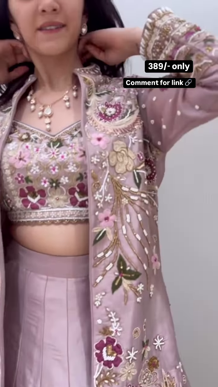 Elegant Embroidered Lehenga Set – Designer Look at an Affordable Price - Image 5