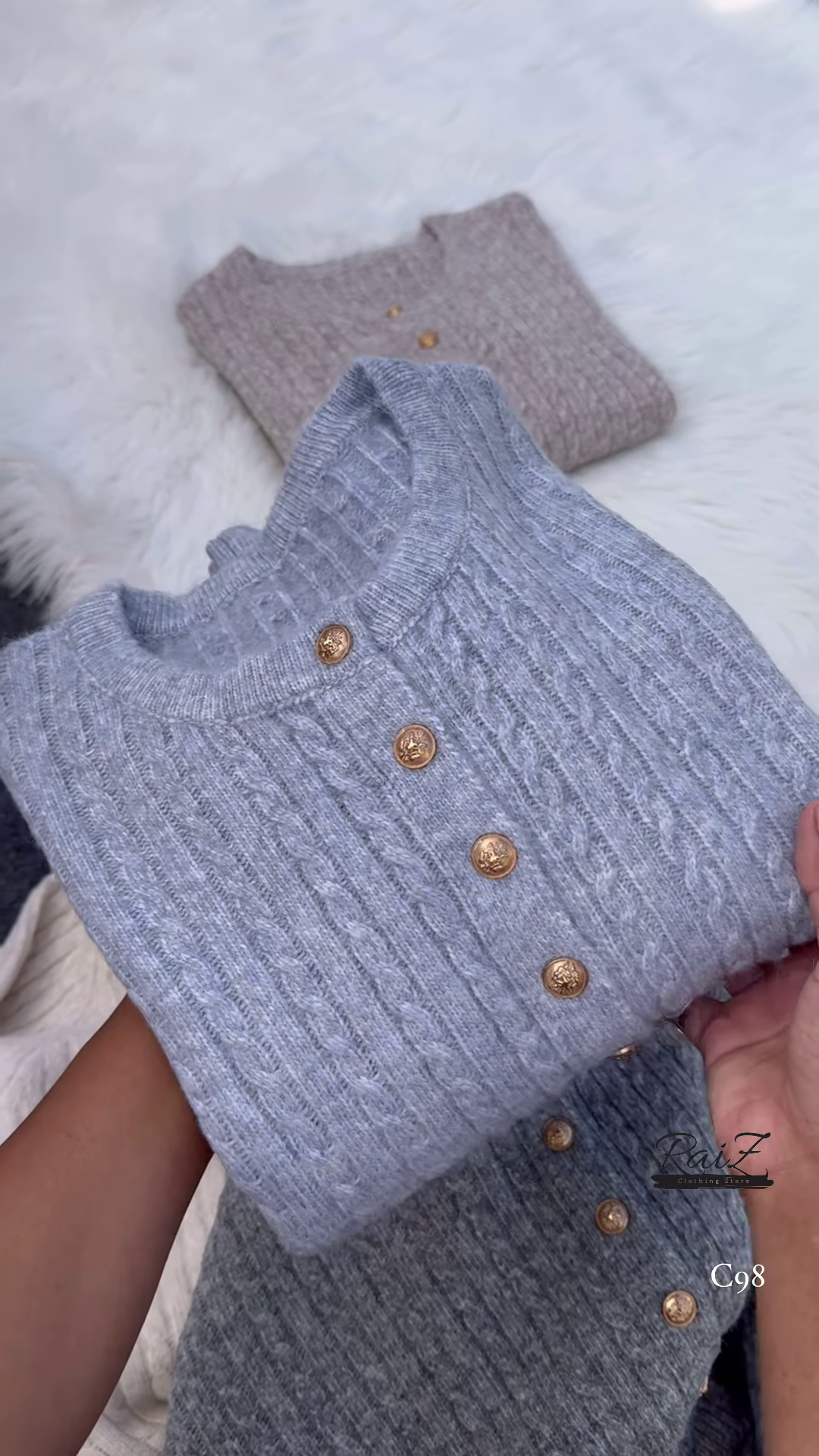 Elegant Cable Knit Cardigans – Cozy Texture and Timeless Design - Image 5