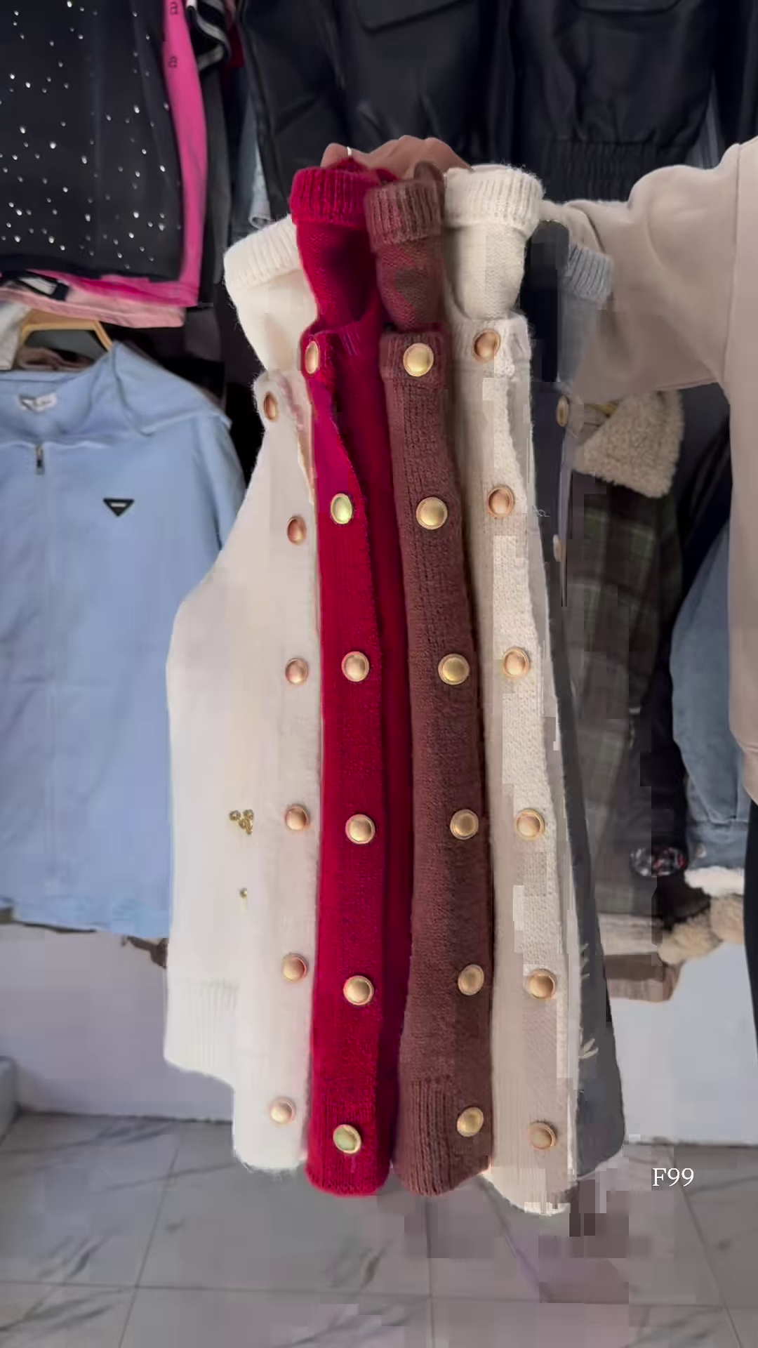 Stylish Knit Vests with Gold Button Details – Trendy Layering Pieces