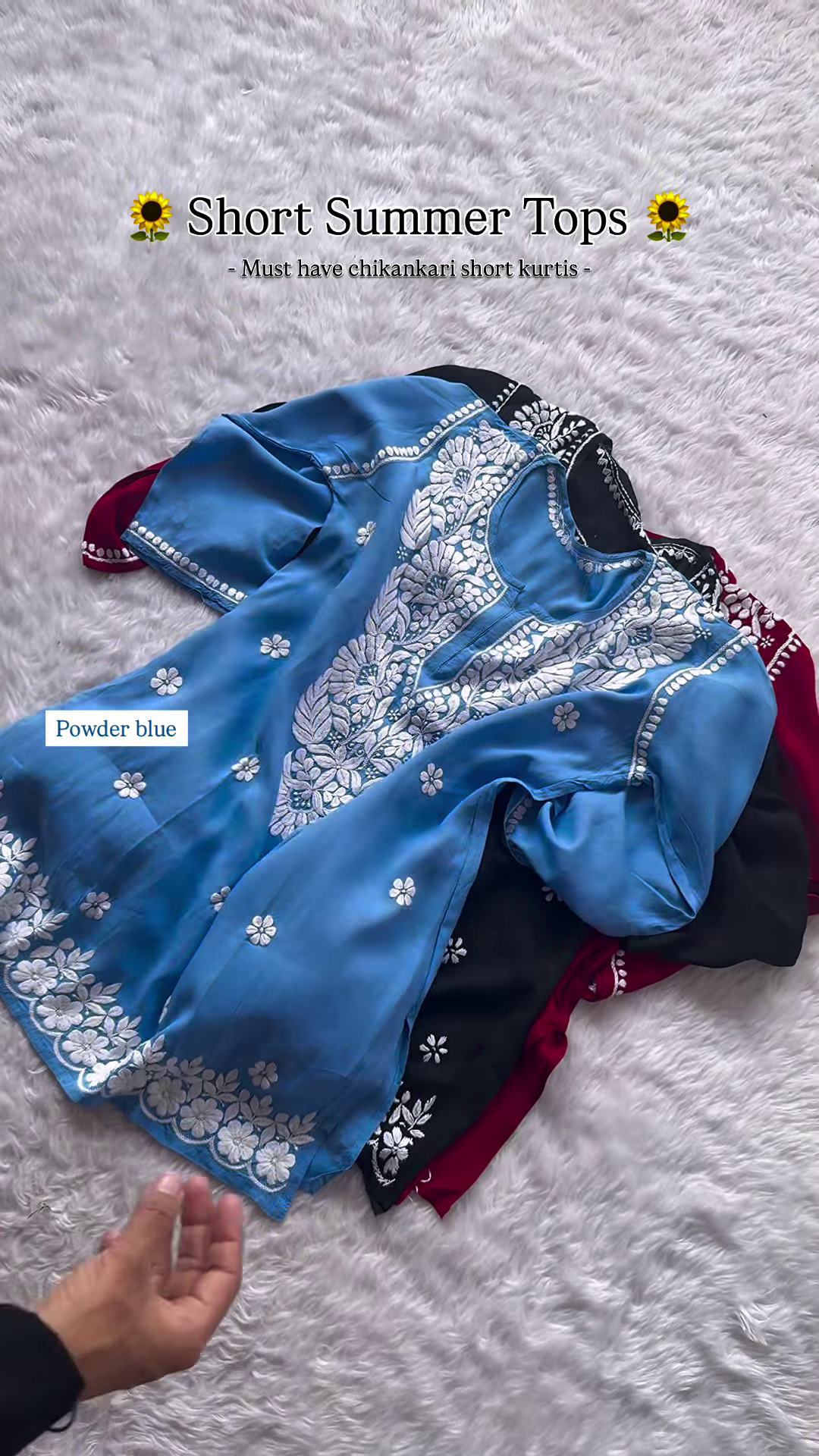 Chikankari Short Kurti – Breezy Summer Elegance - Image 8