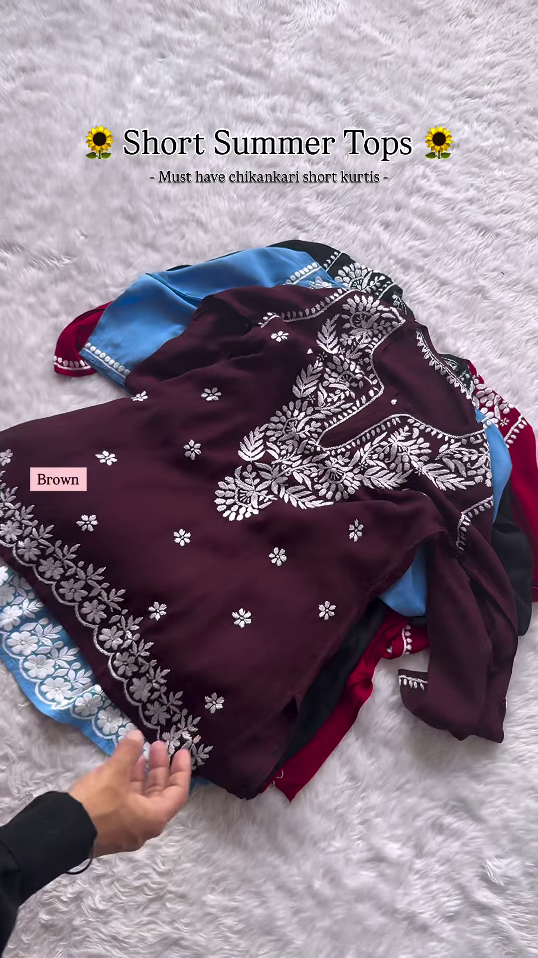 Chikankari Short Kurti – Breezy Summer Elegance - Image 7