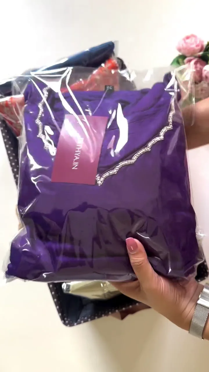 Embroidered Cotton Kurti Set – Elegant & Comfortable - Image 2