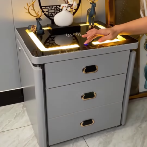 πͺ Smart Nightstand with Touch Lighting & Wireless Charging β Style Meets Functionality! π