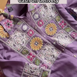 Purple Multicolor Embroidered Coord Set β Affordable Ethnicwear with Cash on Delivery
