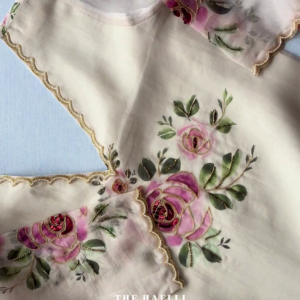 Premium Floral Organza Suit Set