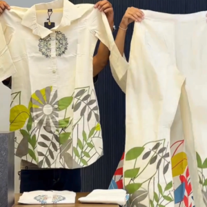 Elegant Printed Kurti Pant Set